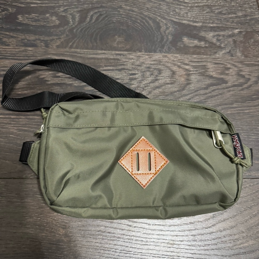 Jansport Olive Green Crossbody Bag